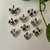 Blue Fridge Magnet