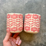 Pink Flowers Cup 13oz