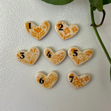 Orange Fridge Magnet