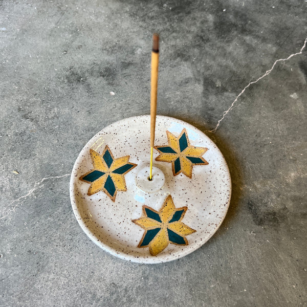 Folky Incense Dish