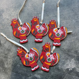 Dala Rooster Ornament