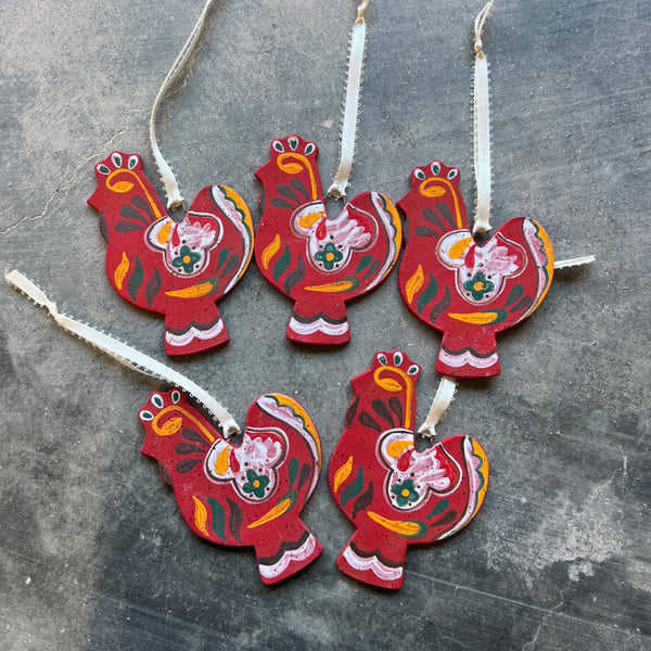 Dala Rooster Ornament