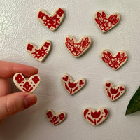 Red Heart Magnet