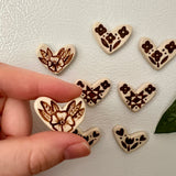Brown Heart Magnet