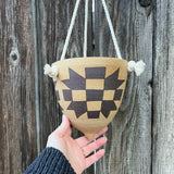 Sister’s Choice Quilt Hanging Planter