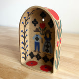 Blue Folk Couple Altar