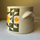 Daffodil Quilt Utensil Crock