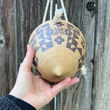 Amish Star Quilt Hanging Planter