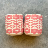 Pink Flowers Cup 13oz