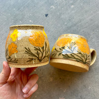 Big Belly Poppies Mug