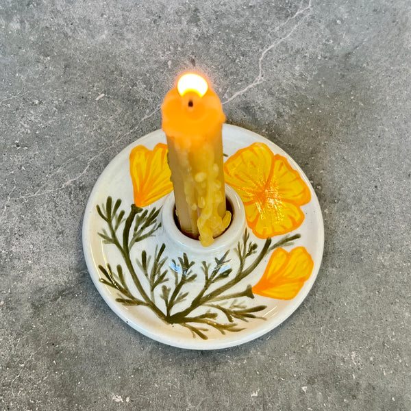 Poppies Candle Holder