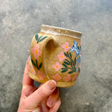 Blue Horse & Flowers Mug 20oz