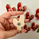 Dala Rooster Magnet