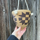 Sister’s Choice Quilt Hanging Planter