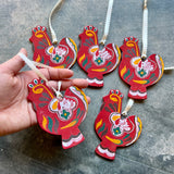 Dala Rooster Ornament