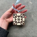 Quilt Star Ornament