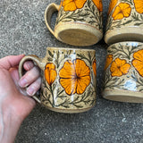 Large Poppy Mug 18oz