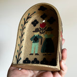 Green Folk Couple Altar