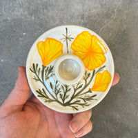 Poppies Candle Holder