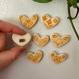 Orange Fridge Magnet