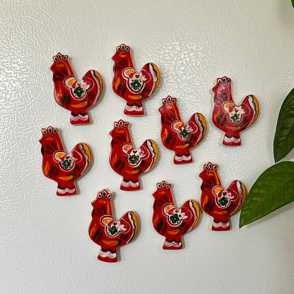 Dala Rooster Magnet