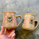 Tulip Stamp Spring Mug