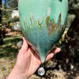 Blue Drips Hanging Planter