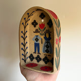 Blue Folk Couple Altar