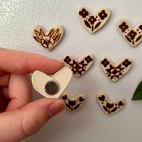 Brown Heart Magnet