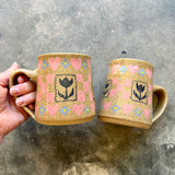 Tulip Stamp Spring Mug