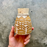 Flower Power Cork Jar