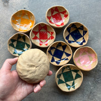 Quilt Star Pinch Pot