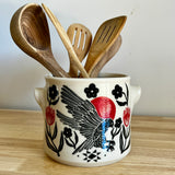 Flying Hawk Utensil Crock *discounted*