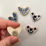 Blue Heart Magnet