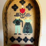 Green Folk Couple Altar