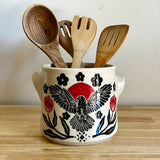 Spread Hawk Utensil Crock *discounted*