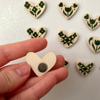 Green Heart Magnet
