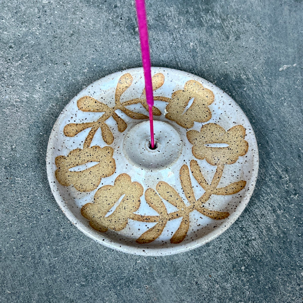 Flowers Incense Dish