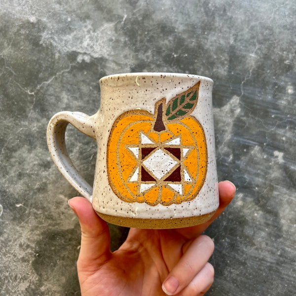 Folky Pumpkin Mug 17oz