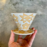 Quilty Flowers Pourover