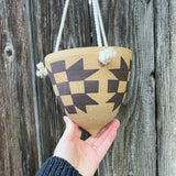 Sister’s Choice Quilt Hanging Planter