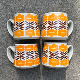Small Fall Flowers Mug 14oz