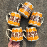 Large Fall Flowers Mug 18oz