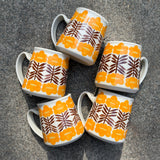 Large Fall Flowers Mug 18oz
