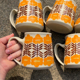 Large Fall Flowers Mug 18oz