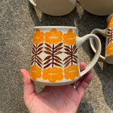Large Fall Flowers Mug 18oz